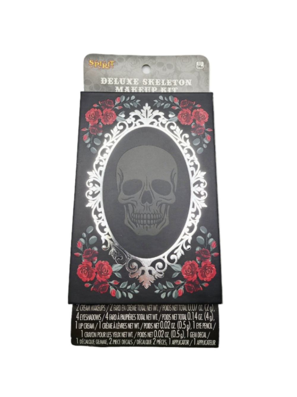 Spirit Halloween Deluxe Skeleton Makeup Kit Skull Halloween Costume Face Paint